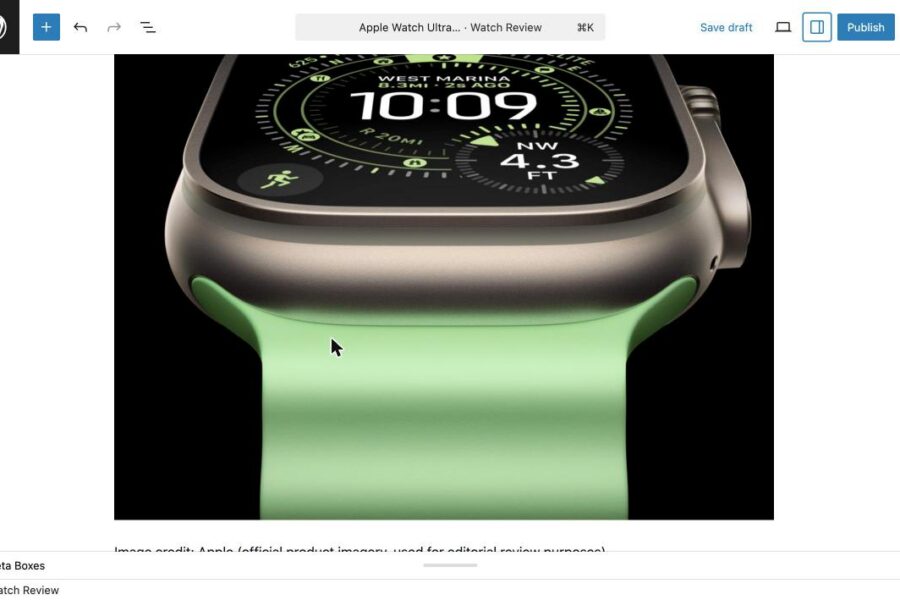 Apple Watch Ultra 3 titanium smartwatch for runners