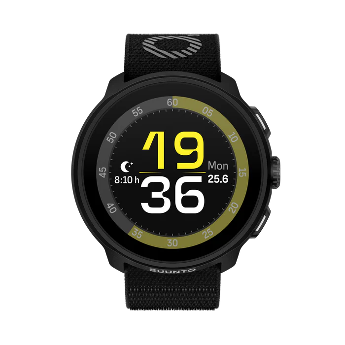 Suunto Run All Black lightweight AMOLED running watch